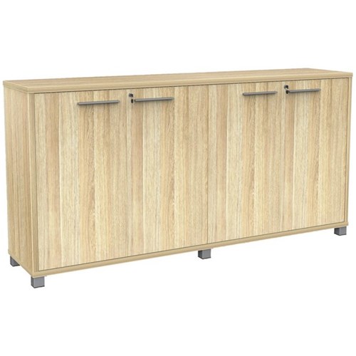 Cubit Credenza 4 Doors Atlantic Oak 1800x450x900mm