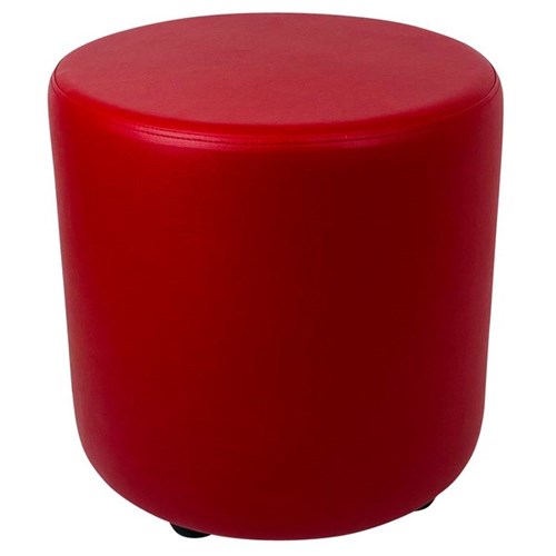 Ottoman Round 450mm Red