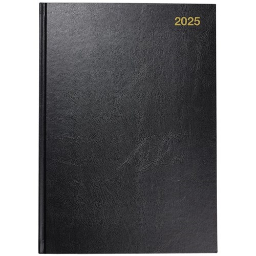 Winc A43 1 Hour Appointment Diary Recycled A4 Week To View 2025 Black