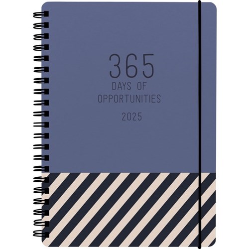 Collins A53 Diary A5 Week To View 2025 Block Colour Purple