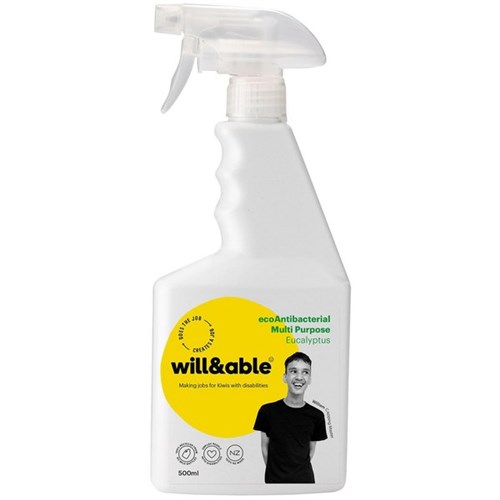 Will&Able ecoAntibacterial Multi Purpose Spray Cleaner 500ml