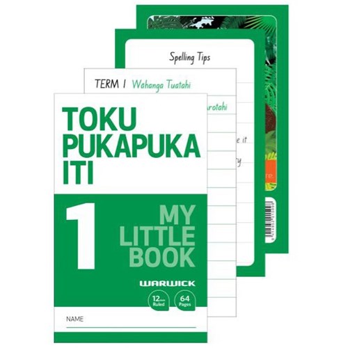 Warwick My Little Book Toku Pukapuka Iti 1 12mm Ruled 64 Pages