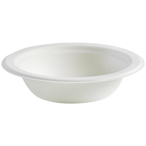 BioPak BioCane Bowls White 390ml, Carton of 1000