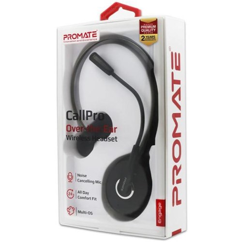 Promate Engage Bluetooth Wireless Monaural Headset Black