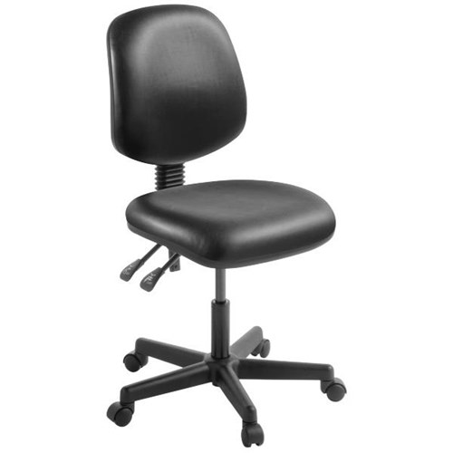 Studio 2.40 Task Chair High Back 2 Lever Charisma Vinyl Fabric/Black