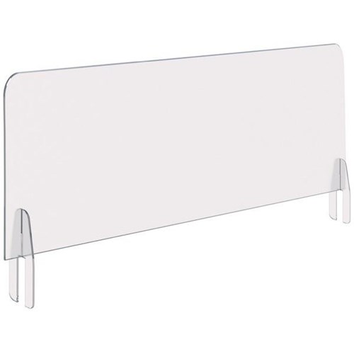 Opaque Perspex Extension Screen 800x300mm Crystal Matte