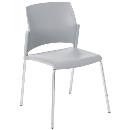 Eden Spring Chair Smoke/Chrome