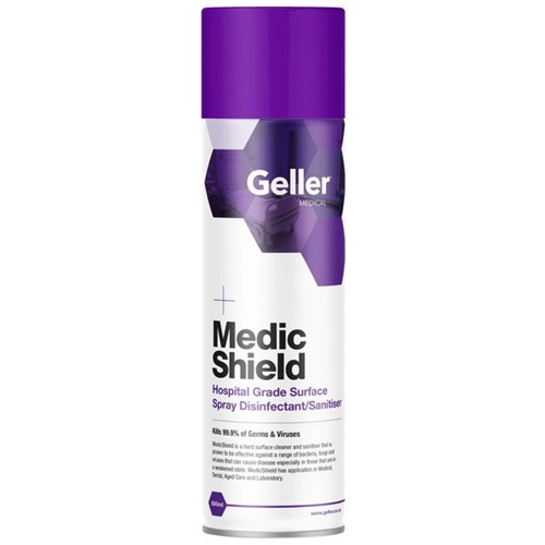 Geller MedicShield Disinfectant Sanitiser Hospital Grade Aerosol 500ml