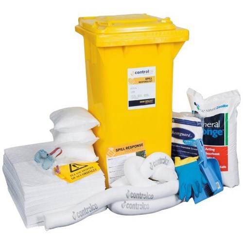 Controlco Safety Spill Mobile Kit Oil Only 200L Yellow