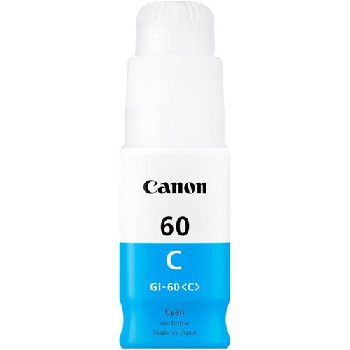 Canon GI60C Cyan Ink Bottle