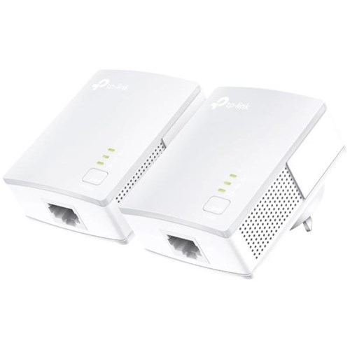 TP-Link Range Extender PA4010 KIT 600Mbps Powerline Kit Ethernet Adapter Twin Pack