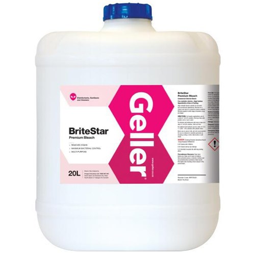 Geller Britestar Bleach Cleaner 20L