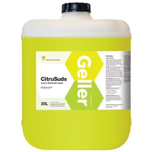 Geller Citrusuds Dishwashing Liquid 20L