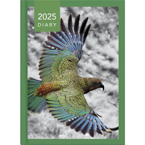 Collins A51 Diary A5 1 Day Per Page 2025 NZ Birds Assorted Designs