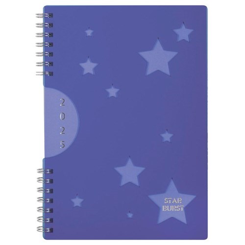 Collins A63 Week To View A6 Pocket Diary 2025 Starburst Assorted Colours