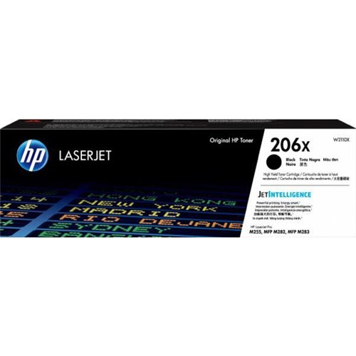 HP 206X Black Toner Cartridge High Yield HPL0974