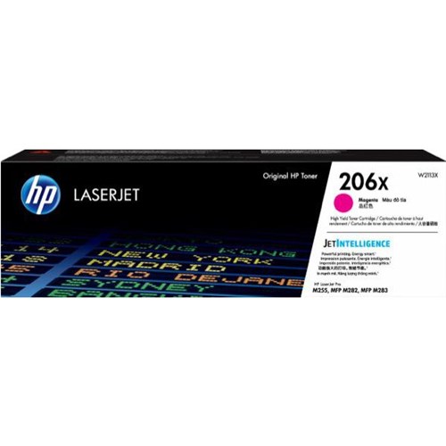 HP 206X Magenta Toner Cartridge High Yield HPL0976