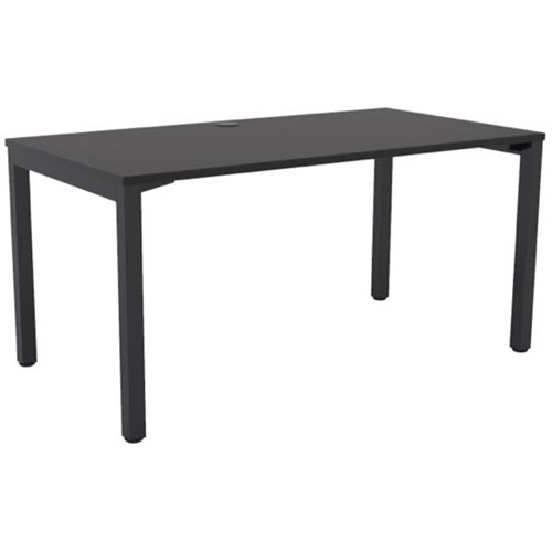 Cubit Single User Desk 1500mm Black/Black