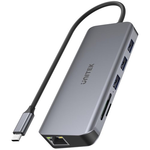 Unitek D1026B 9-in-1 Multi-Port USB 3.1 Hub with USB-C Connector