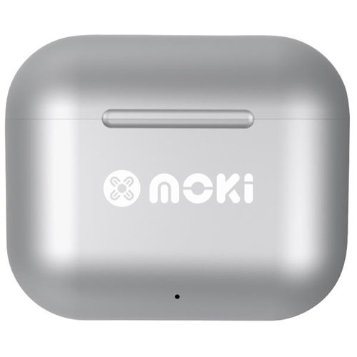 Moki MokiPods Ear Buds Wireless Silver