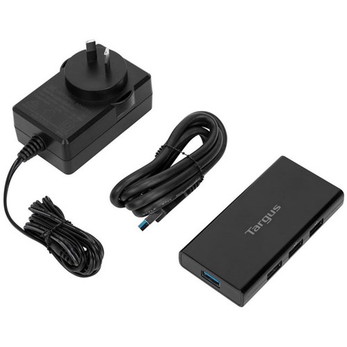 Targus ACH125AU 7 Port USB 3.0 Powered Hub With Fast Charging