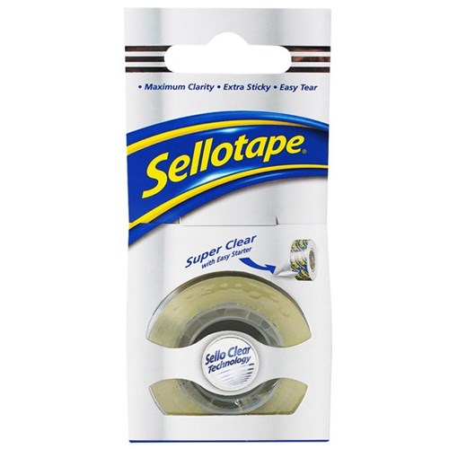 Sellotape Super Clear Tape 18mm x 25m