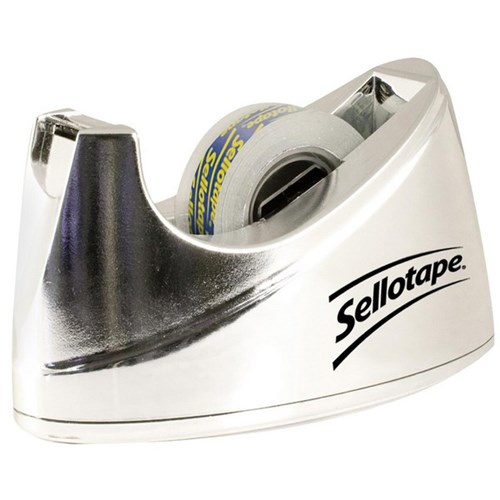 Sellotape Dispenser 19mm Small Chrome