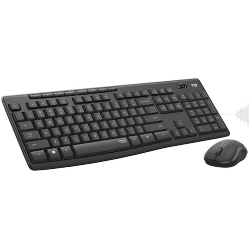 Logitech MK295 Silent Wireless Keyboard & Mouse Set