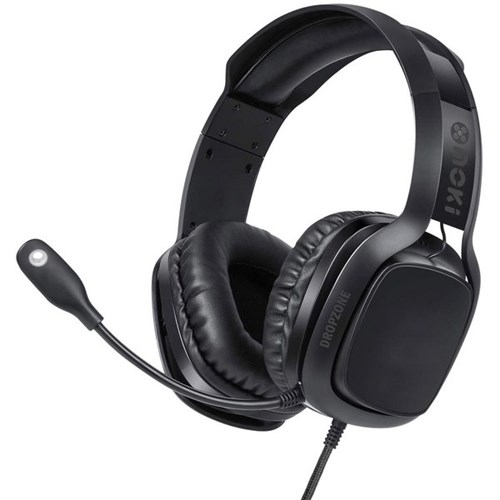 Moki DropZone Gaming Headphones 3.5mm Black