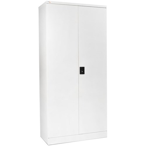 Firstline Stationery Cupboard 1830mm White Satin