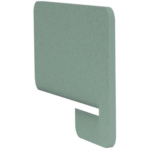 Boyd Visuals Acoustic Desk Divider Side Slot In 800mm Turquoise