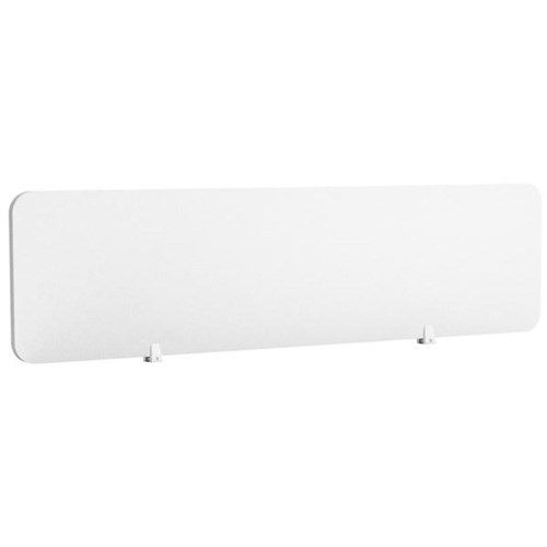 Boyd Acoustic Desk Screen 1200mm White