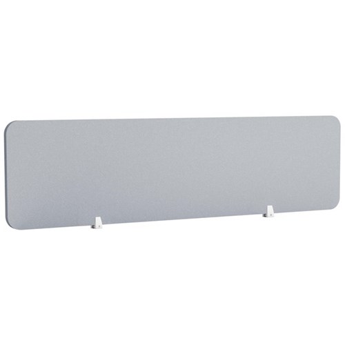 Boyd Acoustic Desk Screen 1200mm Light Grey