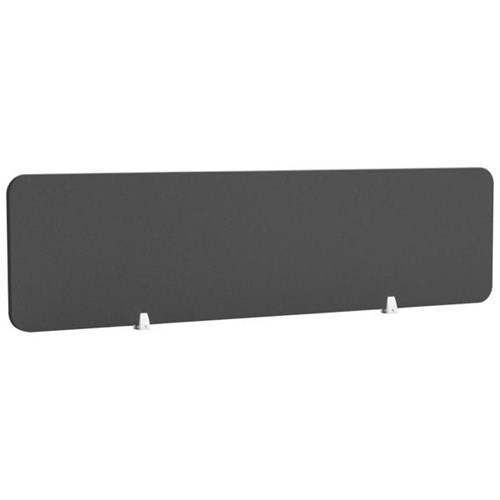 Boyd Acoustic Desk Screen 1500mm Dark Grey