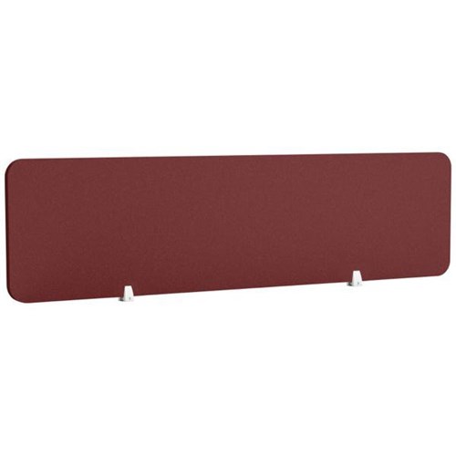 Boyd Acoustic Desk Screen 1500mm Wine