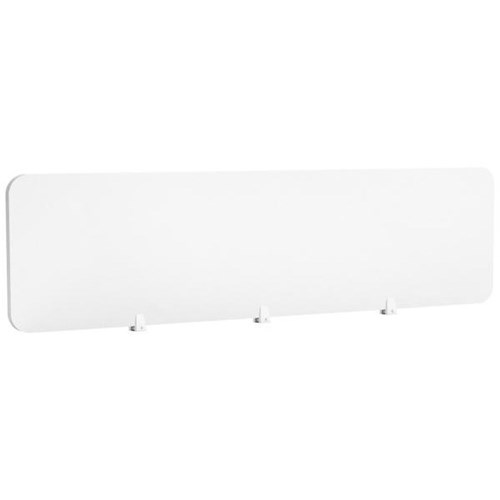 Boyd Acoustic Desk Screen 1800mm White