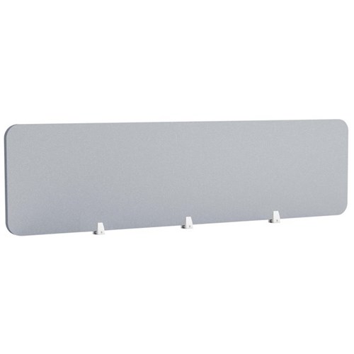 Boyd Acoustic Desk Screen 1800mm Light Grey