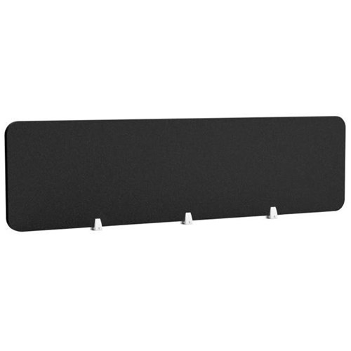 Boyd Acoustic Desk Screen 1800mm Black