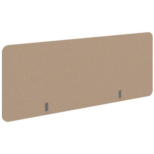 Boyd Visuals Acoustic Modesty Desk Panel 1200mm Dark Camel