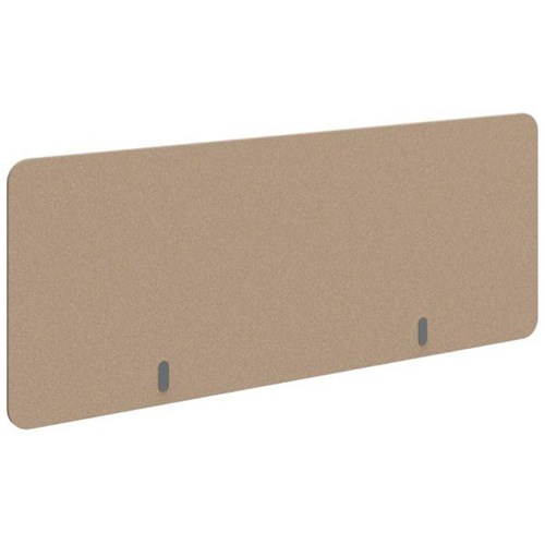 Boyd Visuals Acoustic Modesty Desk Panel 1500mm Dark Camel