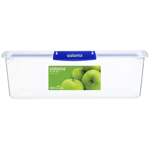 Sistema Klip It Plus Plastic Food Container Rectangular 7.5L