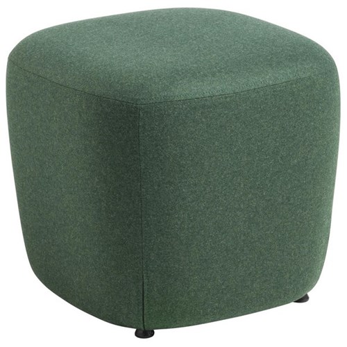 Eden Quad Ottoman Octavius Fabric/Evergreen