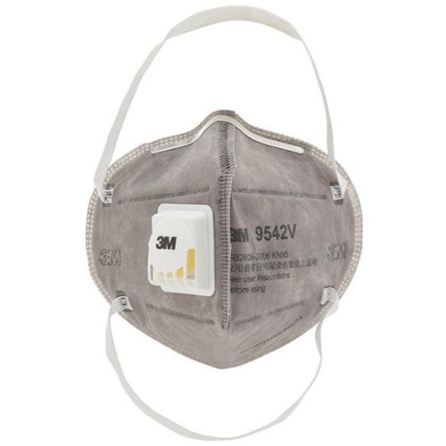 3M™ 9542V Valved Particulate Respirator Mask, Box of 20