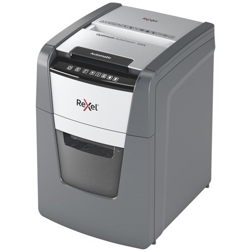 Rexel 100X Optimum Autofeed Cross Cut Shredder