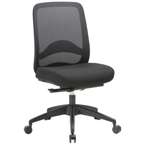 Buro Vela Task Chair Mesh Mid Back Black