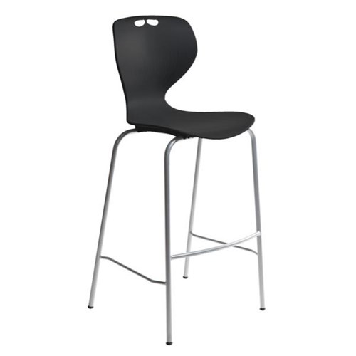 Mata Bar Stool 750mm Black