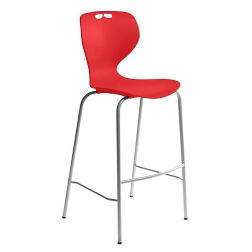 Mata Bar Stool 750mm Red