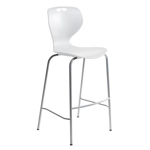 Mata Bar Stool 750mm White