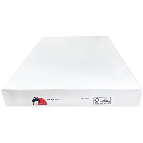 Silk SRA3 170gsm Short Grain High Gloss Laser Paper, Pack of 250