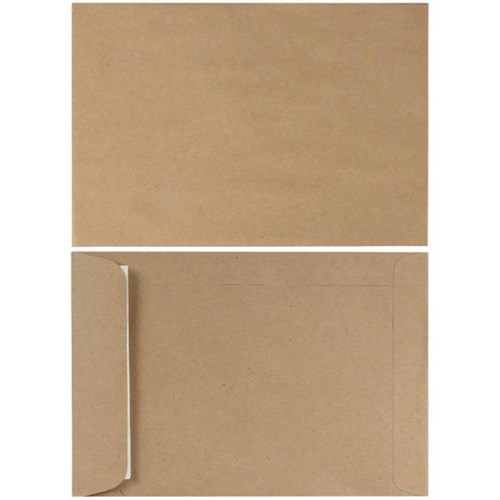 Croxley E24 Pocket Envelopes Peel & Seal Manilla 133282, Box of 250